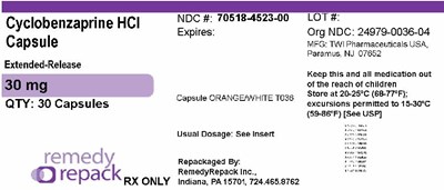 Mm1 (Cyclobenzaprine HCl 30mg 70518 4523 00)